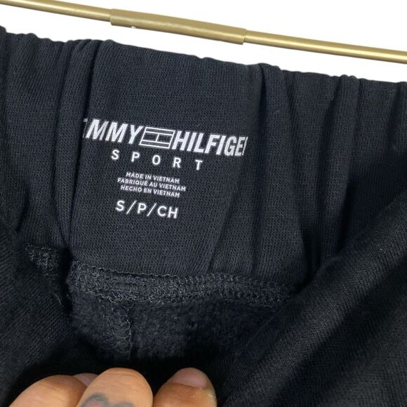 Tommy Hilfiger Joggers Sweatpants Elastic Waistband Casual Black - Picture 7 of 9